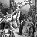 Gustave Dore illustration of the Erection of the Cross