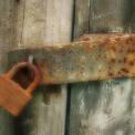 rusted lock