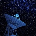 telecommunications satellite dish