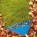 raking leaves