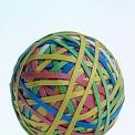 elastic band ball