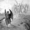 Gustave Dore illustration of Satan Vanquished