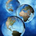 transparent earth globes