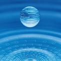 digital water droplet