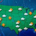 United States weather map