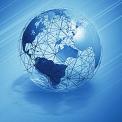 blue wire globe