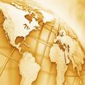 wire globe world map