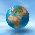World Globe, Showing Africa and Europe