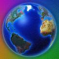 colorful canvas earth